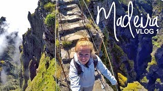 Madeira the most thrilling hike Pico do Arieiro to Pico Ruivo  Vlog 1  World Wanderista [upl. by Treharne]