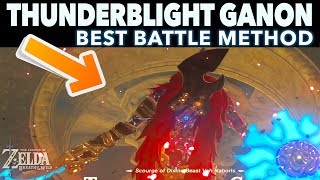 The EASIEST Way to Defeat Thunderblight Ganon  Zelda Breath of the Wild [upl. by Karrie]