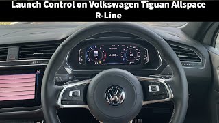 Launch Control On Volkswagen Tiguan Allspace RLine [upl. by Dita]