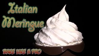 How To Make Italian Meringue Recipe [upl. by Namaan]