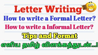 How to write a Formal Letter amp Informal Letter easilyTips amp Format for class 6th to 12th [upl. by Mellar]