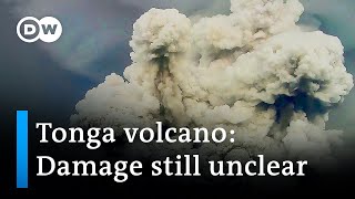 Tonga volcano Too soon to assess damage  DW News [upl. by Aniaz]