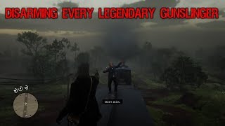 Red Dead Redemption 2  What Happens If You Disarm Every Legendary Gunslinger [upl. by Jovi]