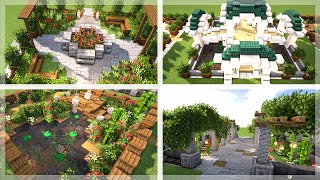 Minecraft 5 Beautiful Gardens Designs To Show Off Your World [upl. by Gifferd]