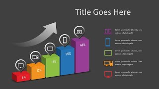 3D Animated Growth Chart in PowerPoint ‖ Creative Presentation ‖ PowerPoint Animation [upl. by Vizzone]