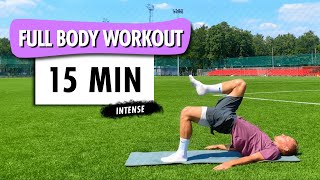 FULL BODY WORKOUT  QUICK amp EFFECTIVE  BODYWEIGHT [upl. by Ilanos]