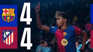 HIGHLIGHTS  FC BARCELONA 4 vs 4 ATLETICO MADRID  COPA DEL REY 2425 WITH COMMENTARY [upl. by Samy898]