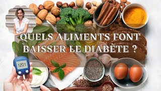 Quels aliments font quotbaisser le diabètequot [upl. by Even]