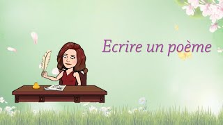 Ecrire un poème [upl. by Yrdua]