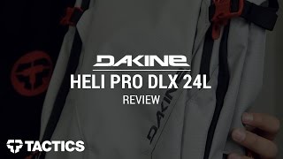 DAKINE Heli Pro DLX 24L Snowboard Backpack Review  Tacticscom [upl. by Eglanteen]