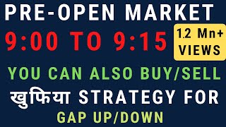 What is Pre Opening Session in Stock Market  How to trade in Pre Open Market [upl. by Figone]