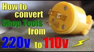 Shop Work How to convert 220v to 110v [upl. by Maloney]