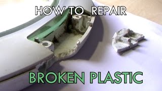 HOW TO repair broken plastic EASY and FAST PLASTIC WELDING [upl. by Santoro]