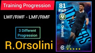 ROrsolini Max Training Progression Efootball 2024 [upl. by Ninnette]