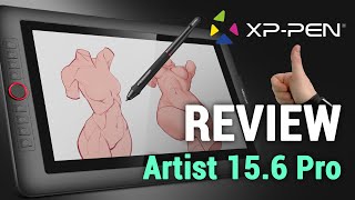 XPPEN ARTIST 156 PRO 💻 Professional Artist REVIEW amp GIVEAWAY [upl. by Tram]