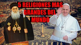 Las 5 Religiones Mas Grandes Del Mundo 🌎 HD religiones espiritualidad culturageneral [upl. by Leciram]