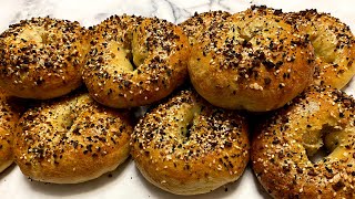 New York Style Bagel Recipe Sonya’s Prep [upl. by Eimmat206]