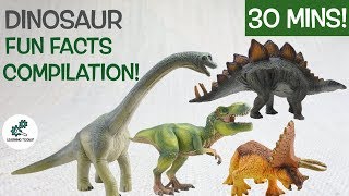 Learn about DINOSAURS  Fun amp Educational Compilation  Jurassic World Dominion Dinosaur Facts [upl. by Nestor]