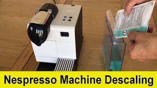 How to descale your Delonghi Nespresso Lattissima coffee machine [upl. by Hut]