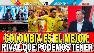 PRENSA ARGENTINA ANALIZA EL PARTIDO DE SELECCION COLOMBIA VS ARGENTINA [upl. by Akinimod]