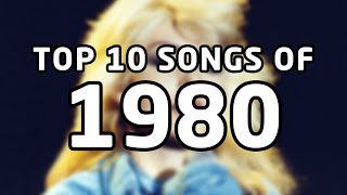 Top 10 songs of 1980 [upl. by Mehalek]