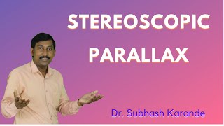 Stereoscopic parallax [upl. by Annaliese]