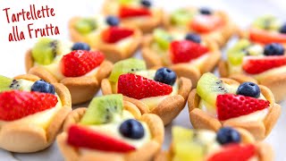 TARTELLETTE ALLA FRUTTA Idea da Buffet  Ricetta Facile di Benedetta [upl. by Hachmin8]