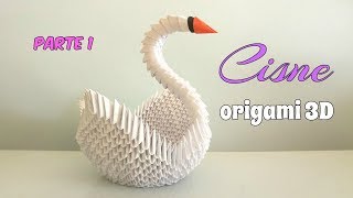 CISNE ORIGAMI 3DPRIMERA PARTEpaso a paso [upl. by Chapa]