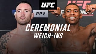 UFC Tampa Ceremonial WeighIn [upl. by Kcirtapnhoj]