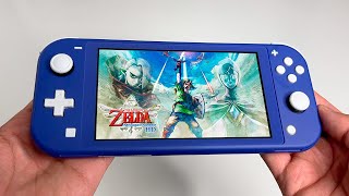 Zelda Skyward Sword HD Gameplay on Nintendo Switch LITE [upl. by Hbaruas]