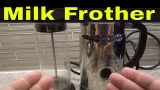 How To Use A Milk FrotherTutorial [upl. by Aneekas]