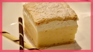 JEDNOSTAVAN RECEPT ZA ODLICNU KREMPITU ILI KREMSNITE VANILLA CUSTARD CAKE [upl. by Kcireddor557]