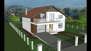 MODEL E2 by ALIQUANTUM DOO kuce projekt projekt house plans house designs [upl. by Eelrehpotsirhc903]