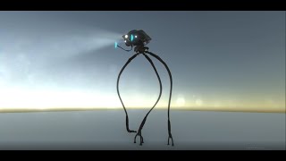 War Of The Worlds Game  Realistic Tripod Walk Animation Work in Progress [upl. by Sucramel]