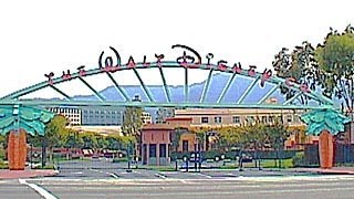 Walt Disney Studios Burbank CA 2000 viewed from outside [upl. by Niai]