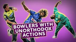 Dont try this at home  Unusual bowling actions  Bowlers Month [upl. by Cleres617]