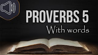 The book of Proverbs chapter 5 KJV  Audio Bible [upl. by Acacia]