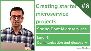 06 Creating starter microservice projects  Spring Boot Microservices Level 1 [upl. by Stanly]