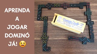 COMO JOGAR DOMINÓ  TUTORIAL  NATÁLIA DE JESUS [upl. by Leba]