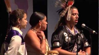 Wampanoag Nation Singers and Dancers  Opening Ceremony  marioninstitute [upl. by Ahsercel404]