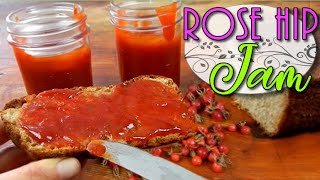 ROSE HIP JAM RECIPE 2 Methods No Sugar or Traditional [upl. by Gow]