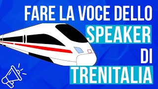 Come fare la voce dello speaker di Trenitalia con app o dal browser [upl. by Ahsil]