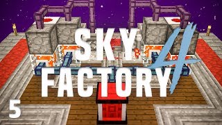 SkyFactory 4 Ep 5 Automated Lava Production  Early Power [upl. by Grewitz]