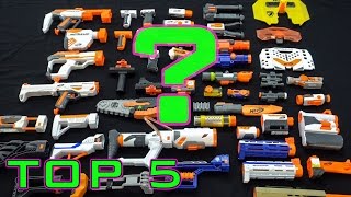 TOP 5 BEST NERF ATTACHMENTS [upl. by Parlin]