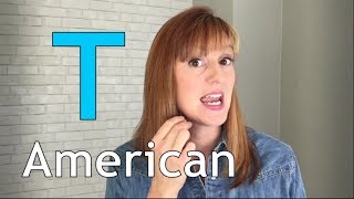 American Accent Training  American T  Flap T [upl. by Gnohp]