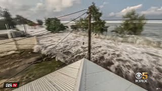 Bay Area Tonga Community Fearful After Volcanic Tsunami [upl. by Tamara]