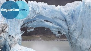 Perito Moreno glacier section collapses [upl. by Norward]