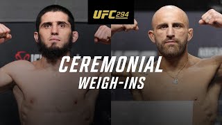 UFC 294 Ceremonial WeighIn [upl. by Wardieu]