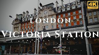 London Victoria Station Walk Through England 4K [upl. by Shelden716]