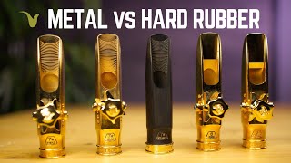 Metal vs Hard Rubber Mouthpieces Theo Wanne Tenor Saxophone Mouthpiece Review amp Comparison [upl. by Renaxela]